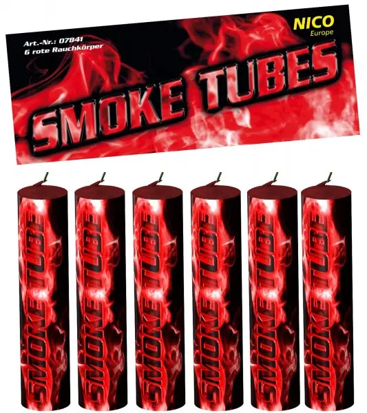 401. Smoke Tubes, 6 pièces